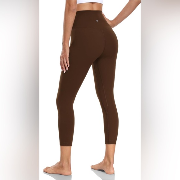 HeyNuts Pants - HeyNuts Essential High Waisted Yoga Capris Leggings Tummy Control Womens M 8/10